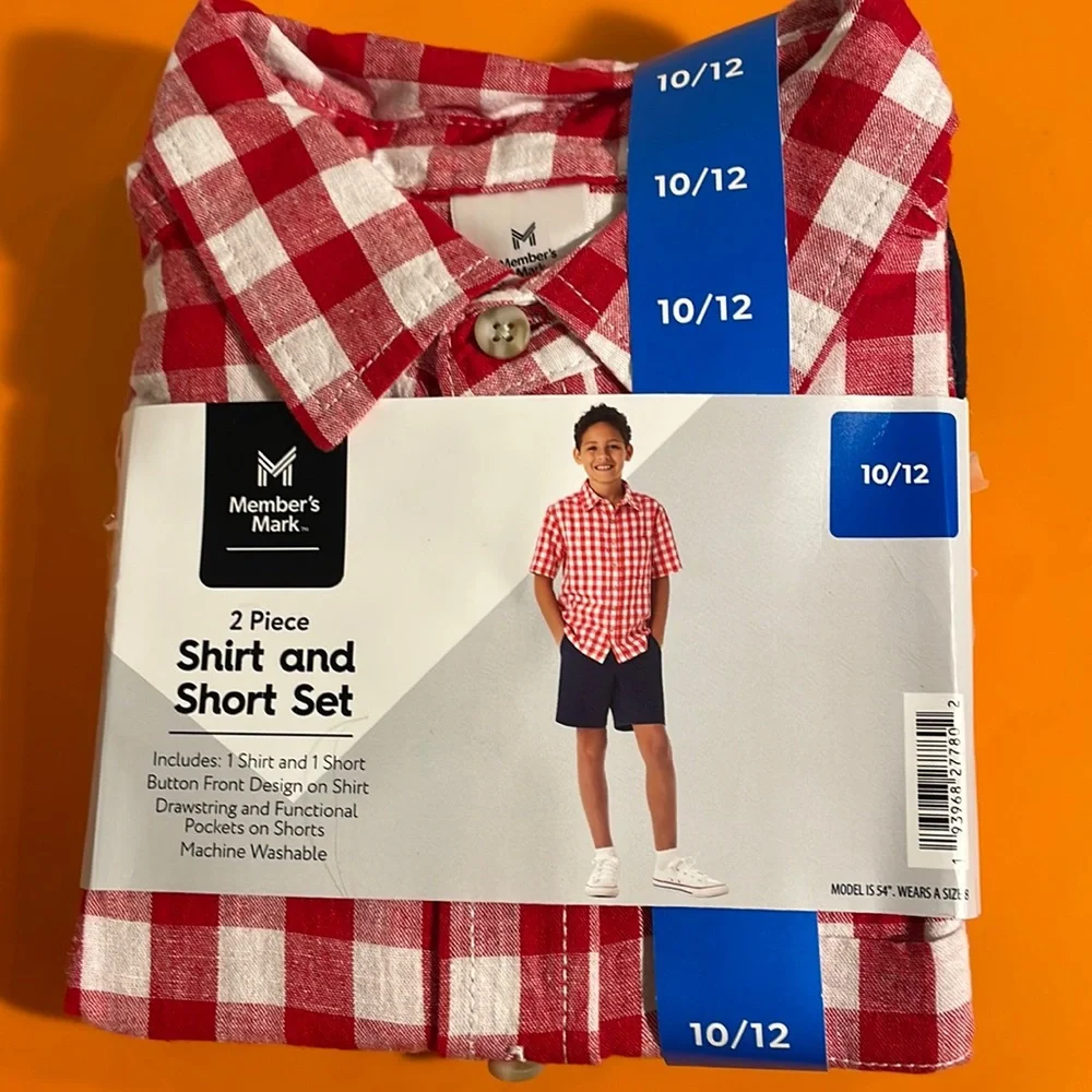 Boys shirt and short set